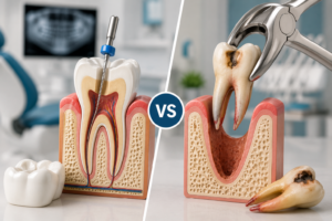 root canal vs tooth extraction